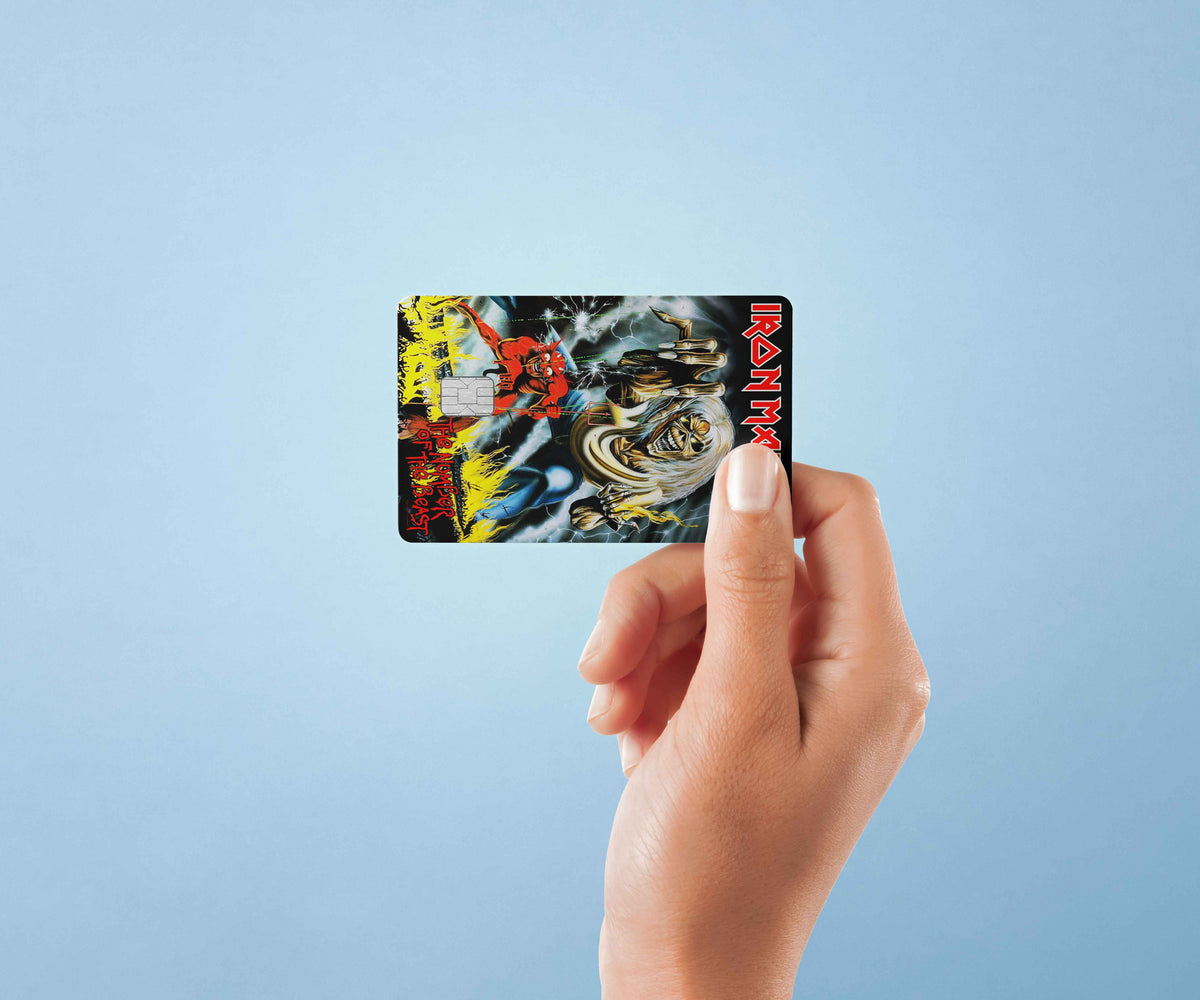 Iron Maiden - Premium Vinyl Credit Card Skin Cover by Wonderwallsboutique