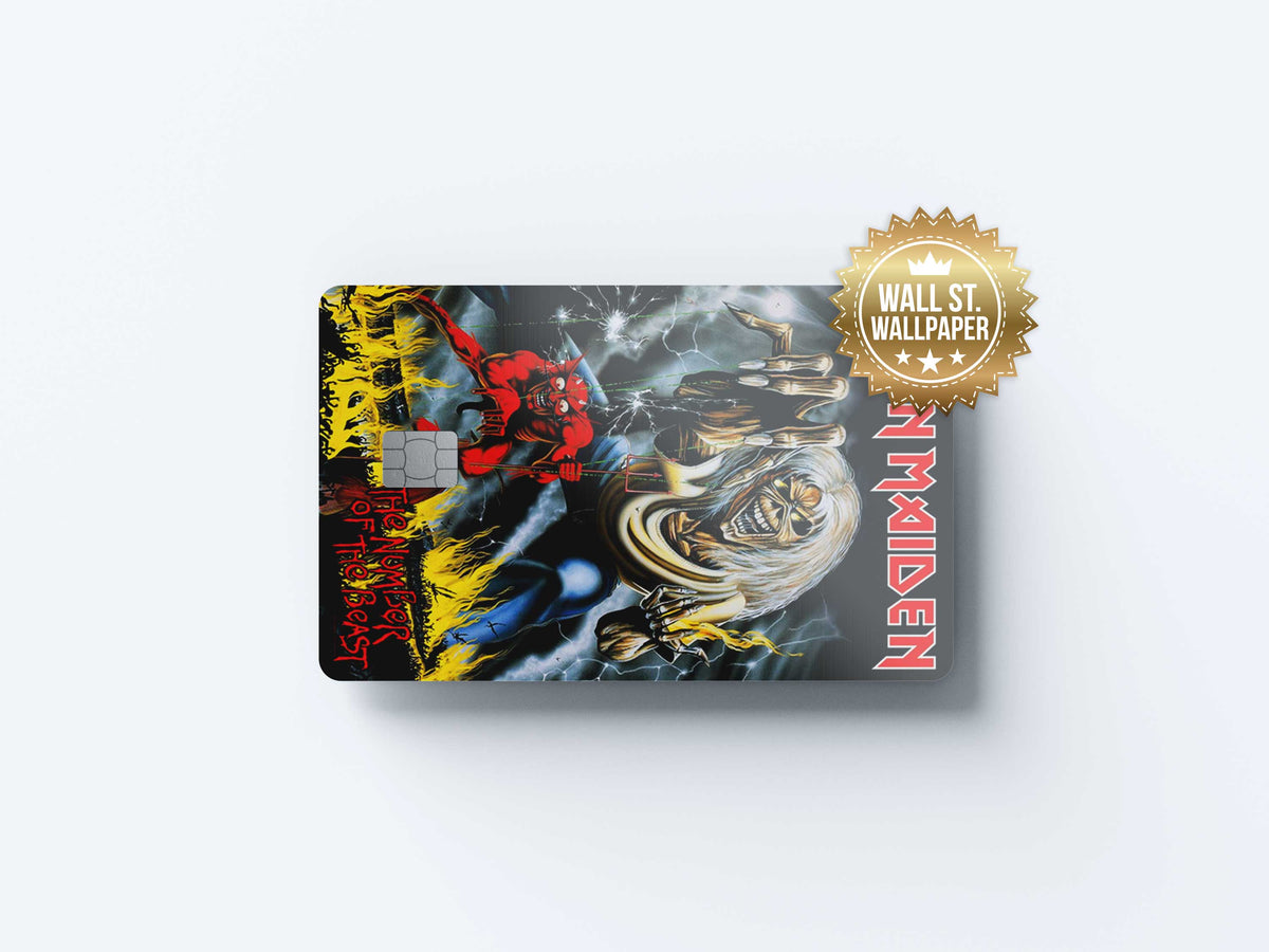 Iron Maiden - Premium Vinyl Credit Card Skin Cover by Wonderwallsboutique