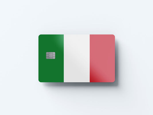 Watercolor italy design | credit card sticker | small chip | credit card skin for nursery and home wall decor.