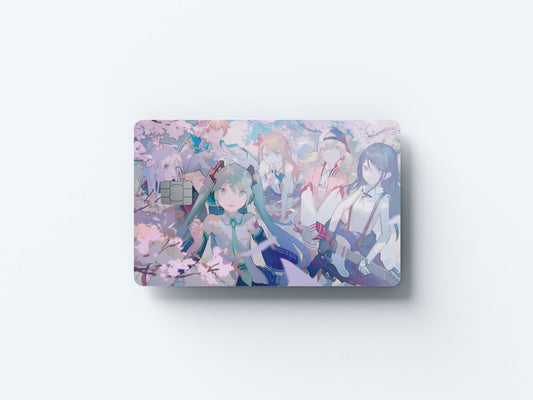 Watercolor jam session design | credit card sticker | small chip | credit card skin for nursery and home wall decor.