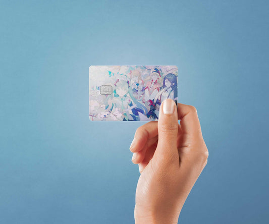 Watercolor jam session design | credit card sticker | small chip | credit card skin for nursery and home wall decor.