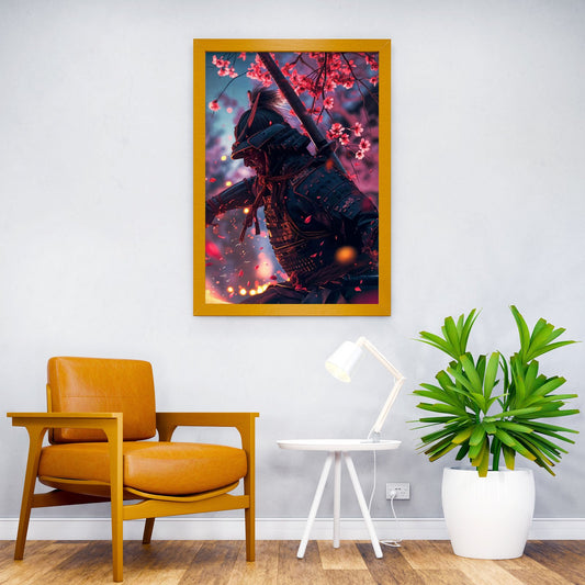 japan Samurai Warrior Asian Style Poster | Wall Art for Home & Office | High-Quality Print - High-Quality Visual Display
