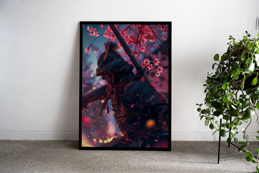 japan Samurai Warrior Asian Style Poster | Wall Art for Home & Office | High-Quality Print - High-Quality Visual Display