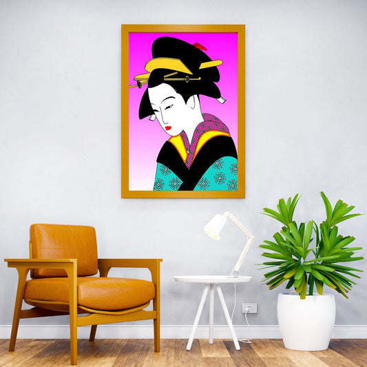 japan woman art Asian Style Poster | Wall Art for Home & Office | High-Quality Print - High-Quality Visual Display