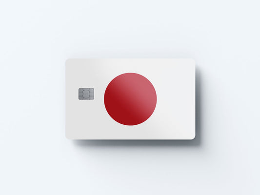 Watercolor japan design | credit card sticker | small chip | credit card skin for nursery and home wall decor.