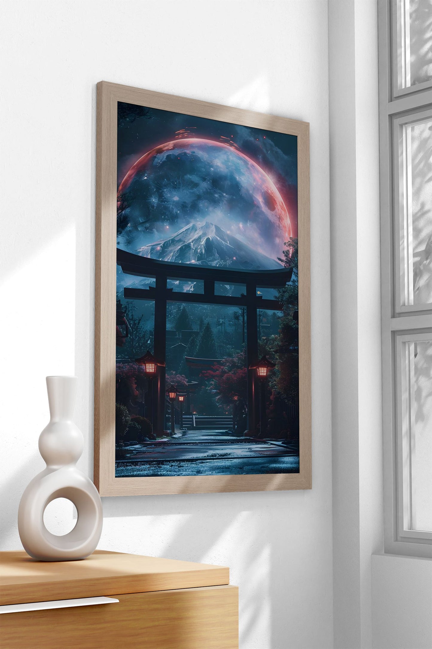 japanese gate anime Asian Style Poster | Wall Art for Home & Office | High-Quality Print - High-Quality Visual Display