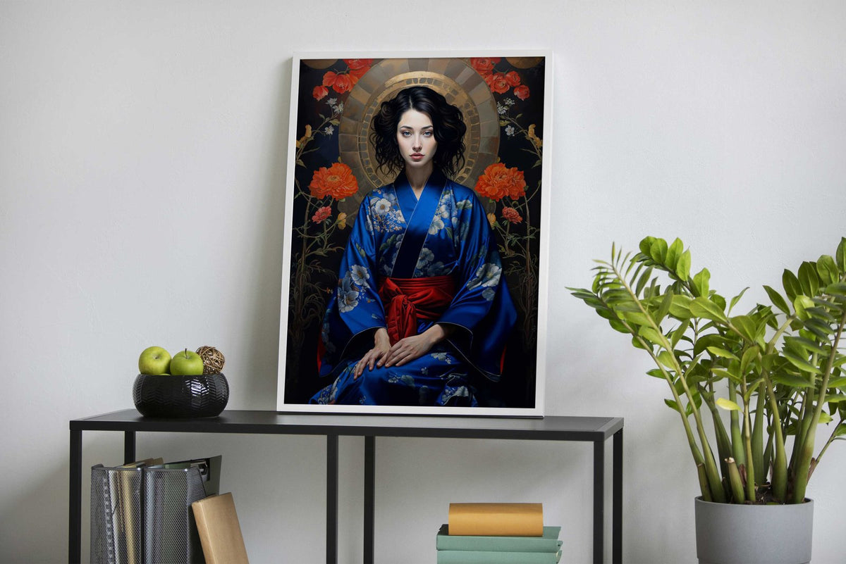 japanese geisha Asian Style Poster | Wall Art for Home & Office | High-Quality Print - High-Quality Visual Display