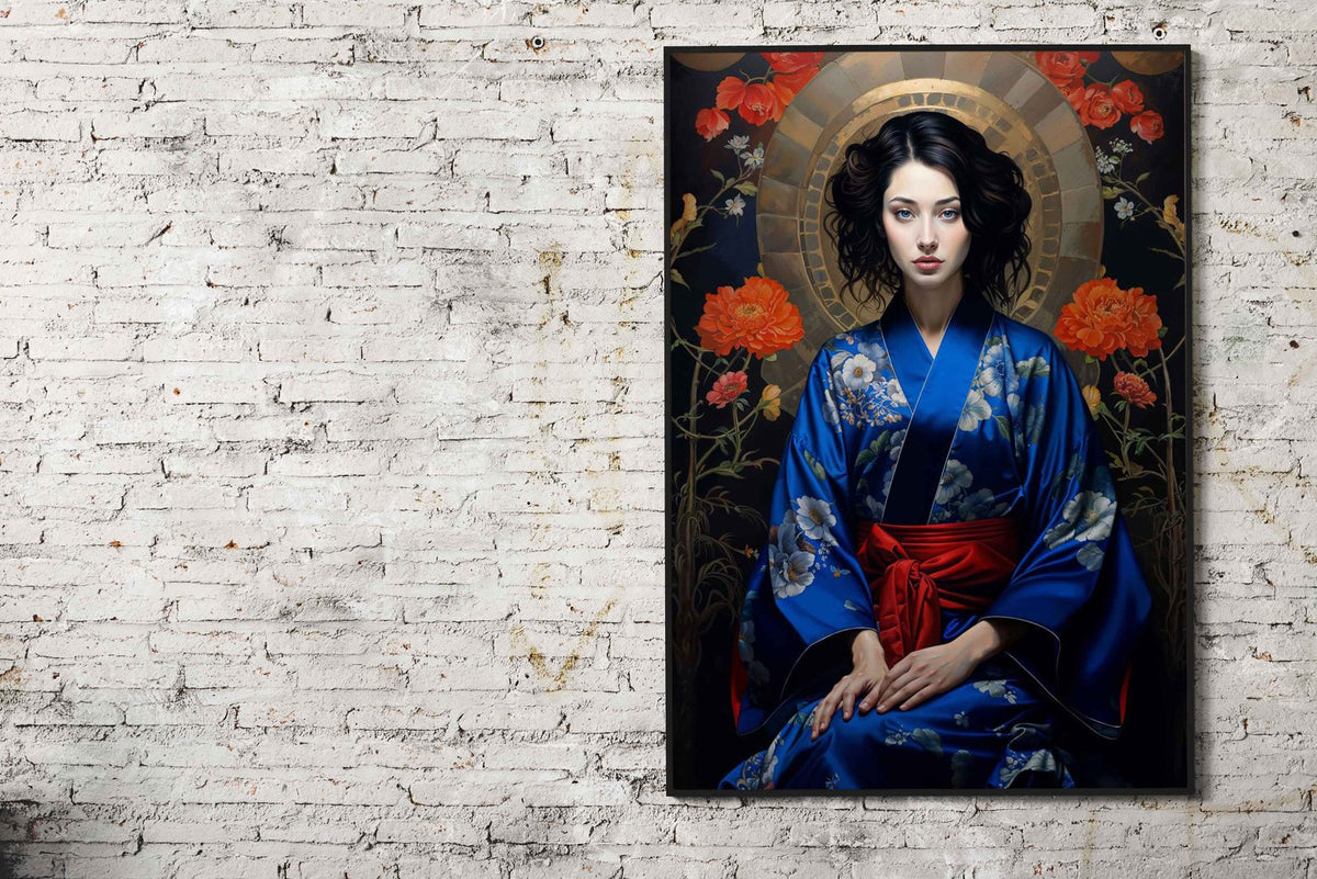 japanese geisha Asian Style Poster | Wall Art for Home & Office | High-Quality Print - High-Quality Visual Display