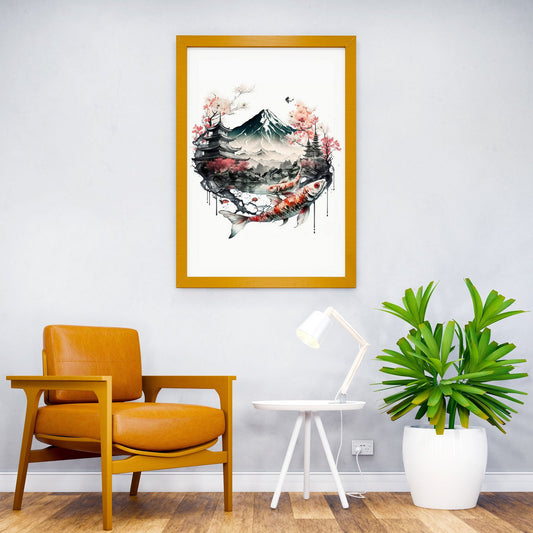 japanese iconic 3 Asian Style Poster | Wall Art for Home & Office | High-Quality Print - High-Quality Visual Display