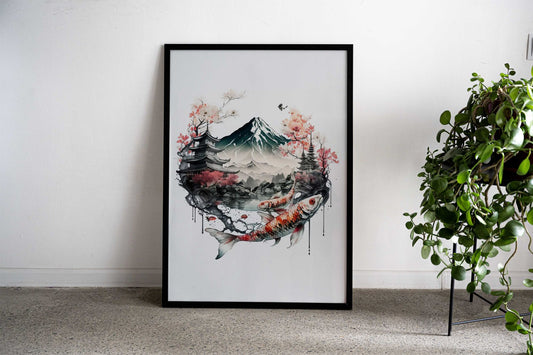 japanese iconic 3 Asian Style Poster | Wall Art for Home & Office | High-Quality Print - High-Quality Visual Display