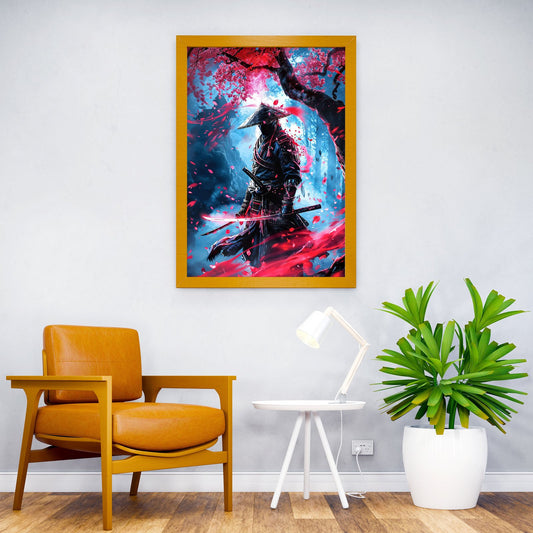 japanese ninja samurai Asian Style Poster | Wall Art for Home & Office | High-Quality Print - High-Quality Visual Display