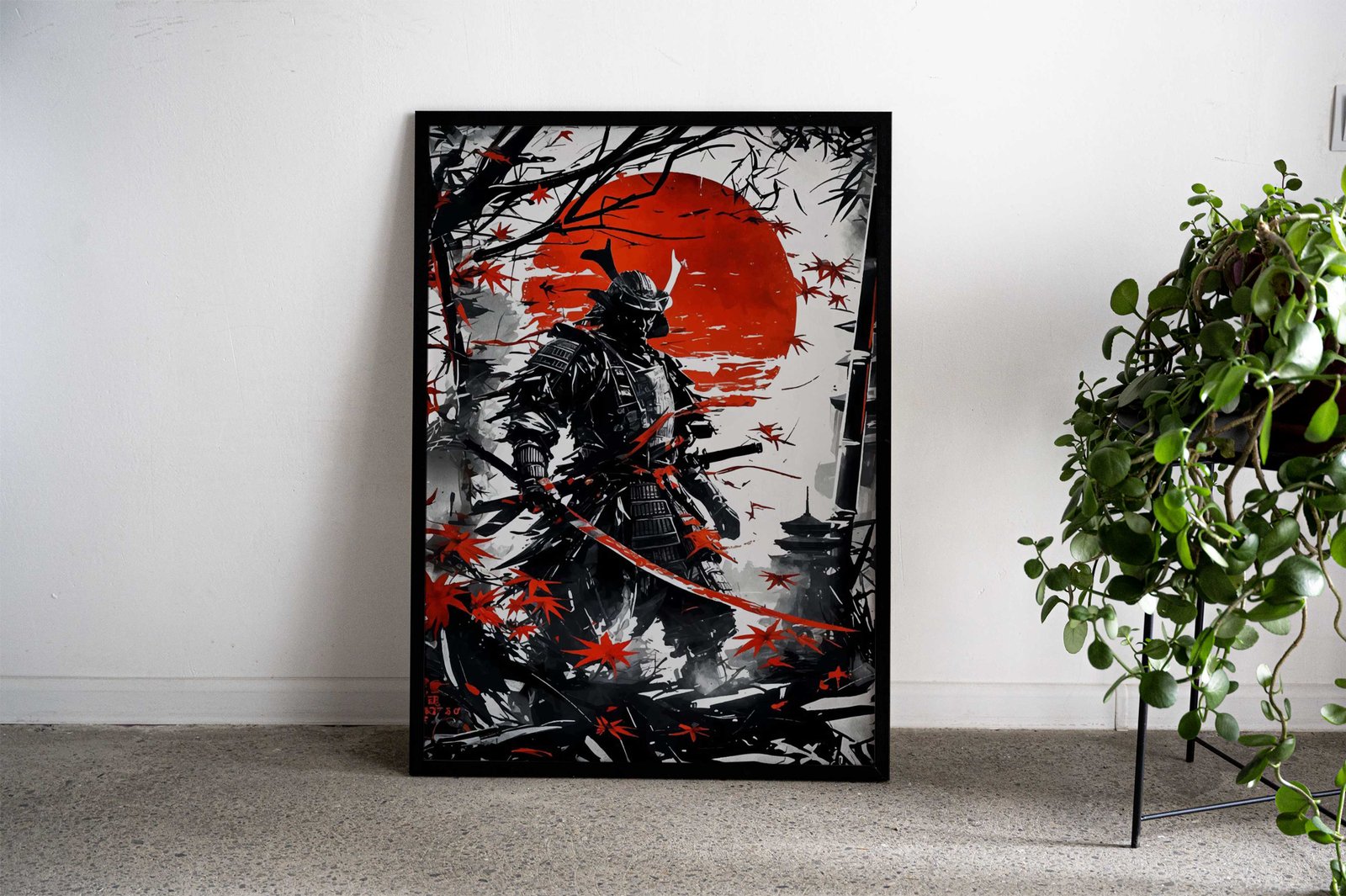 japanese samurai geisha | Asian Style Wall Art - Multiple Sizes ...