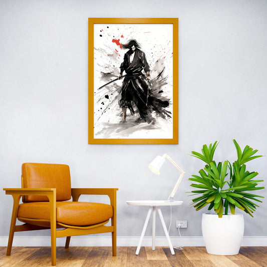 japanese samurai katana Asian Style Poster | Wall Art for Home & Office | High-Quality Print - High-Quality Visual Display