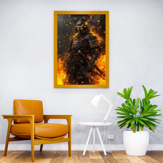 japanese samurai of hell Asian Style Poster | Wall Art for Home & Office | High-Quality Print - High-Quality Visual Display