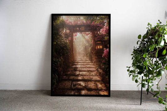 japanese torii gate shrine Asian Style Poster | Wall Art for Home & Office | High-Quality Print - High-Quality Visual Display