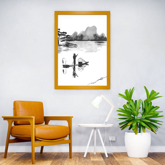 japon quadriptych part 02 Asian Style Poster | Wall Art for Home & Office | High-Quality Print - High-Quality Premium Wall Art Decor Sticker