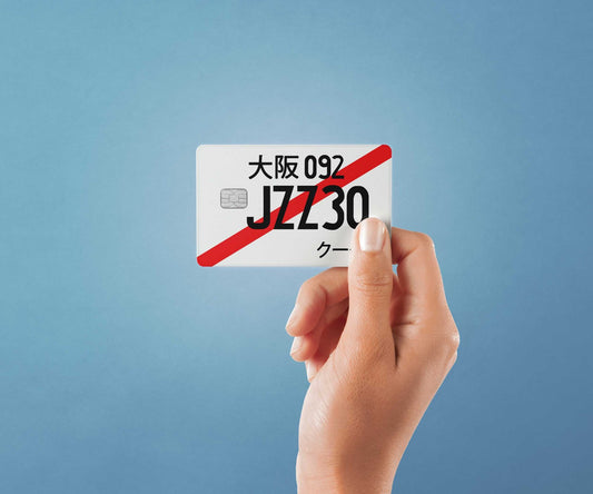 Watercolor jzz30 design | credit card sticker | small chip | credit card skin for nursery and home wall decor.