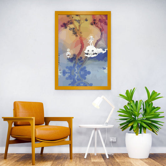 kanye west kids see ghosts Asian Style Poster | Wall Art for Home & Office | High-Quality Print - High-Quality Visual Display