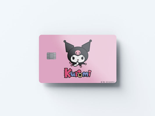 Watercolor keep quiet design | credit card sticker | small chip | credit card skin for nursery and home wall decor.