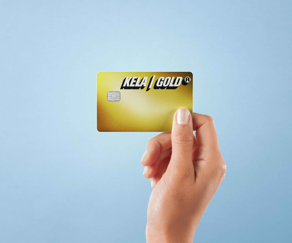Kela Gold - Premium Vinyl Credit Card Skin Cover by Wonderwallsboutique