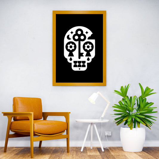 key of sugar skull Asian Style Poster | Wall Art for Home & Office | High-Quality Print - High-Quality Visual Display