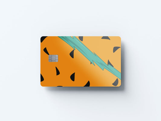 Watercolor king of bedrock design | credit card sticker | small chip | credit card skin for nursery and home wall decor.
