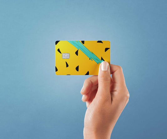 Watercolor king of bedrock design | credit card sticker | small chip | credit card skin for nursery and home wall decor.