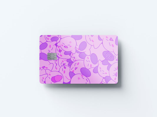 Watercolor kirpocalypse design | credit card sticker | small chip | credit card skin for nursery and home wall decor.