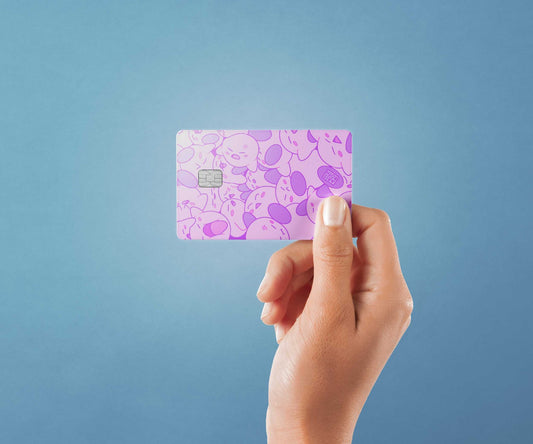 Watercolor kirpocalypse design | credit card sticker | small chip | credit card skin for nursery and home wall decor.
