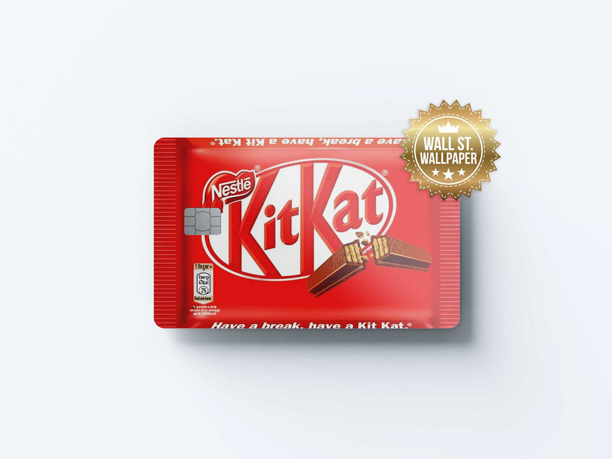 Kitkat - Premium Vinyl Credit Card Skin Cover by Wonderwallsboutique
