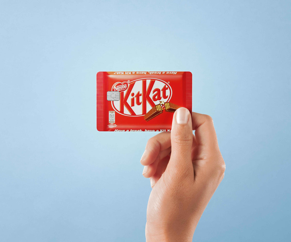 Kitkat - Premium Vinyl Credit Card Skin Cover by Wonderwallsboutique
