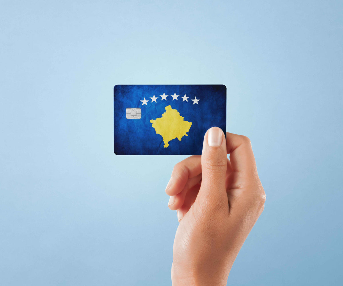 Kosovo - Premium Vinyl Credit Card Skin Cover by Wonderwallsboutique