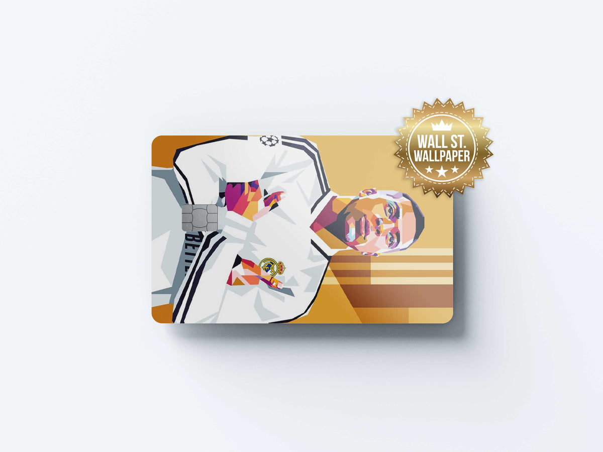 Kylian Mbappe Real Madrid - Premium Vinyl Credit Card Skin Cover by Wonderwallsboutique
