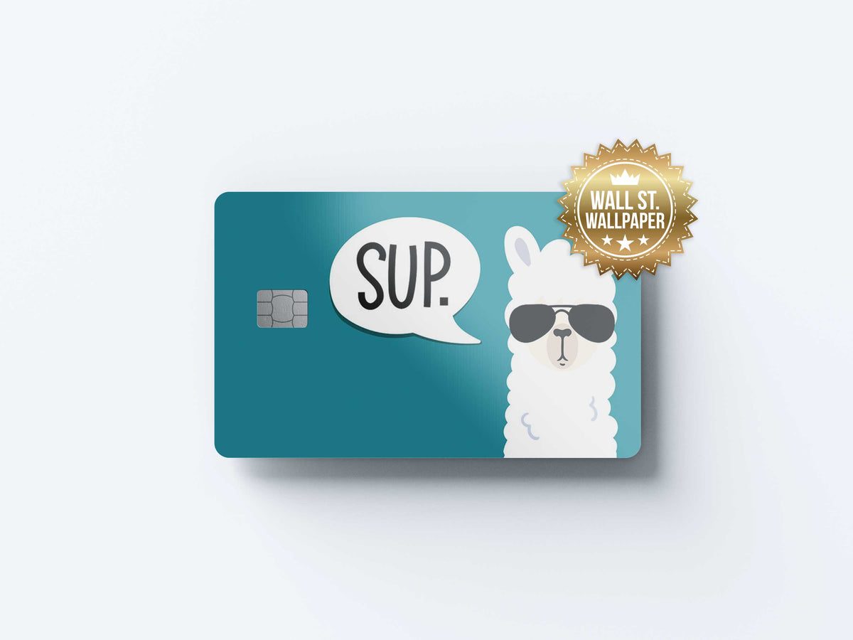Lama - Premium Vinyl Credit Card Skin Cover by Wonderwallsboutique