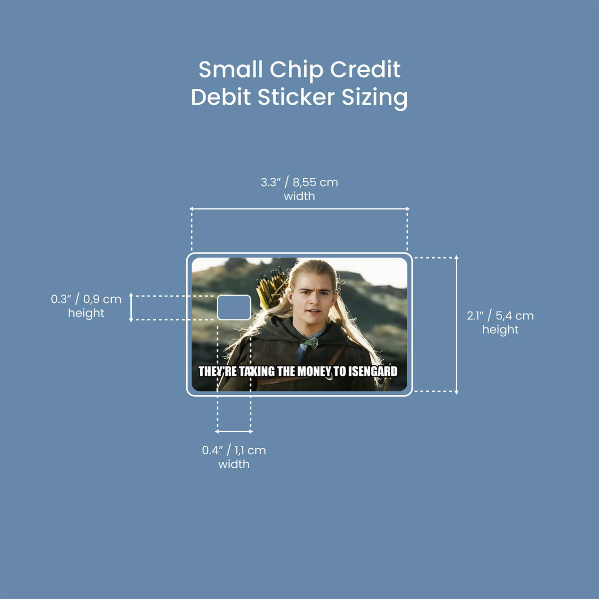 Legolas - Premium Vinyl Credit Card Skin Cover by Wonderwallsboutique