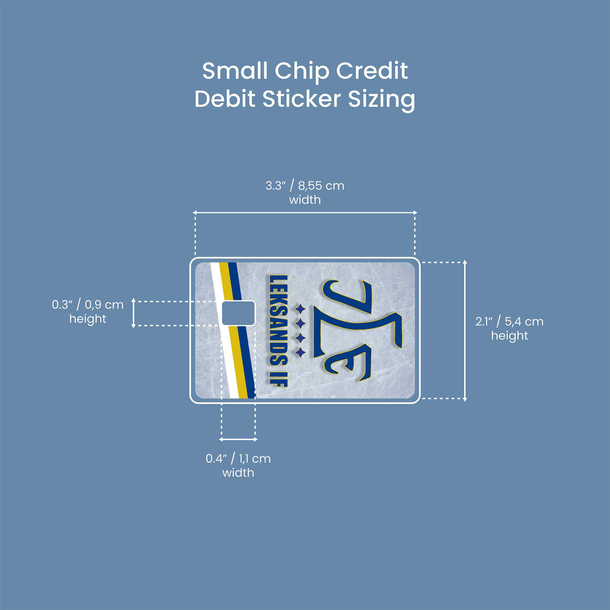 Leksandsif - Premium Vinyl Credit Card Skin Cover by Wonderwallsboutique