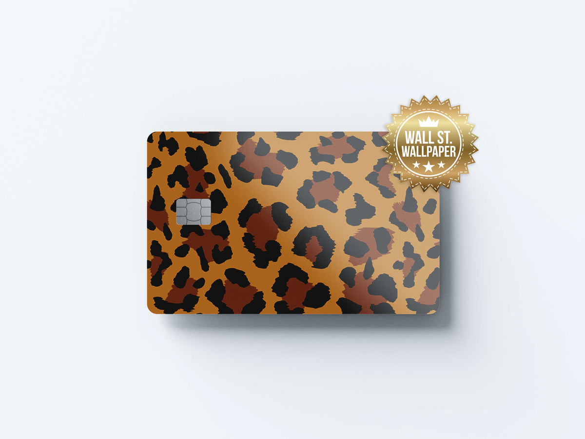 Leopard Pattern - Premium Vinyl Credit Card Skin Cover by Wonderwallsboutique