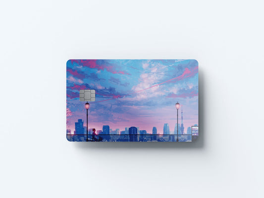 Watercolor let’s go home design | credit card sticker | small chip | credit card skin for nursery and home wall decor.