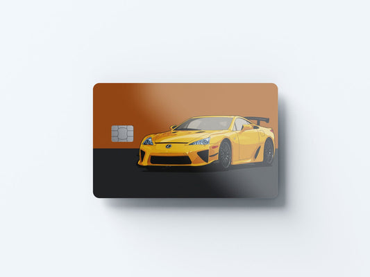 Watercolor lfa design | credit card sticker | small chip | credit card skin for nursery and home wall decor.
