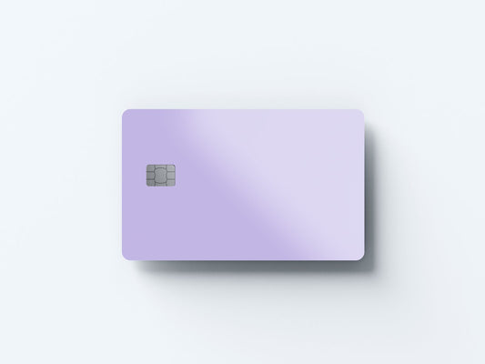 Watercolor light lavender design | credit card sticker | small chip | credit card skin for nursery and home wall decor.