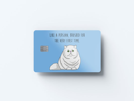 Watercolor like a persian design | credit card sticker | small chip | credit card skin for nursery and home wall decor.