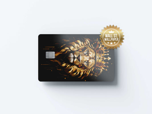 Lion - Premium Vinyl Credit Card Skin Cover by Wonderwallsboutique