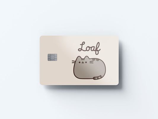 Watercolor loaf design | credit card sticker | small chip | credit card skin for nursery and home wall decor.