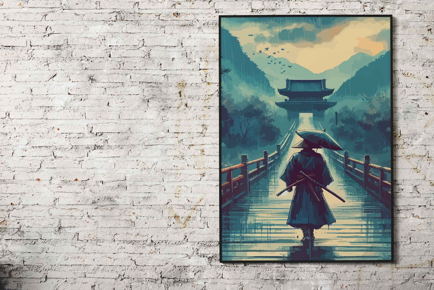 lone warriors Asian Style Poster | Wall Art for Home & Office | High-Quality Print - High-Quality Visual Display