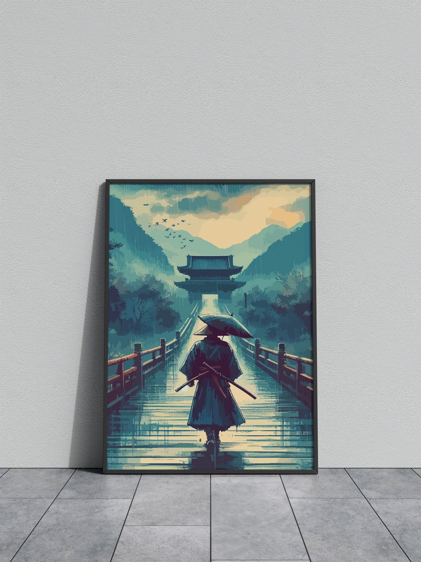 lone warriors Asian Style Poster | Wall Art for Home & Office | High-Quality Print - High-Quality Visual Display