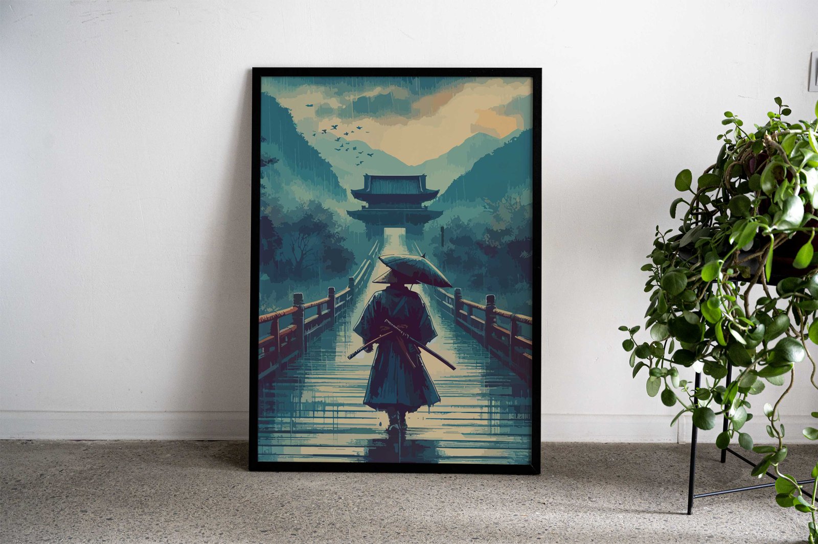 lone warriors Asian Style Poster | Wall Art for Home & Office | High-Quality Print - High-Quality Visual Display