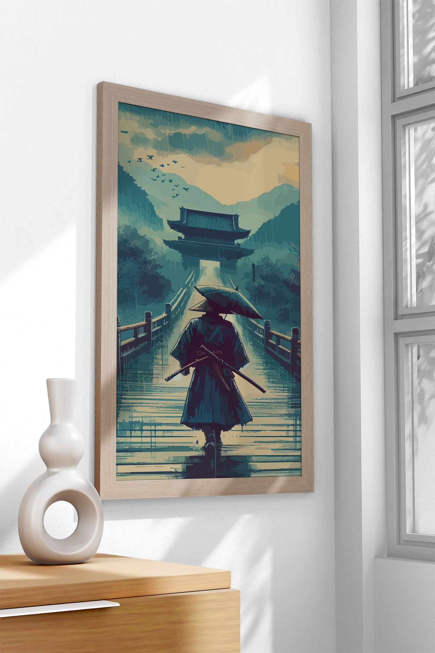 lone warriors Asian Style Poster | Wall Art for Home & Office | High-Quality Print - High-Quality Visual Display