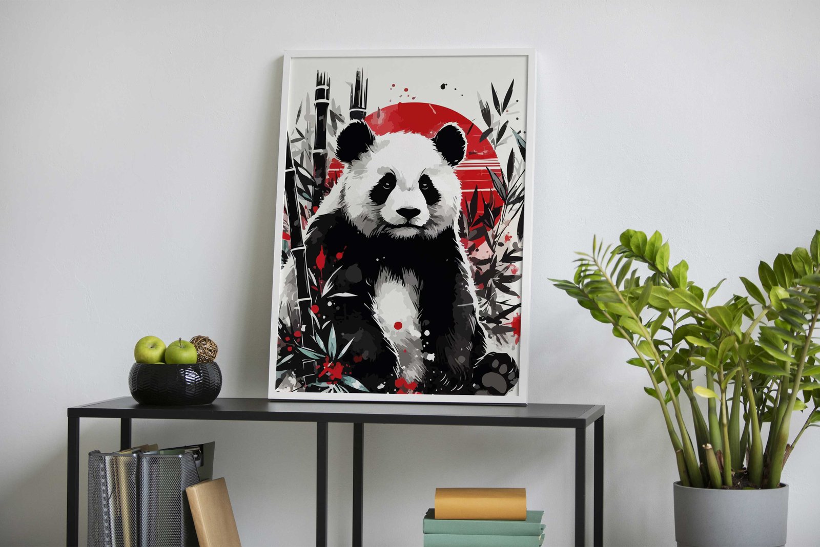 look at that panda Asian Style Poster | Wall Art for Home & Office | High-Quality Print - High-Quality Visual Display