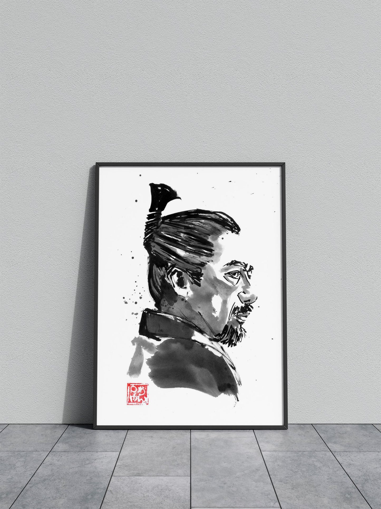 lord samurai Asian Style Poster | Wall Art for Home & Office | High-Quality Print - High-Quality Visual Display