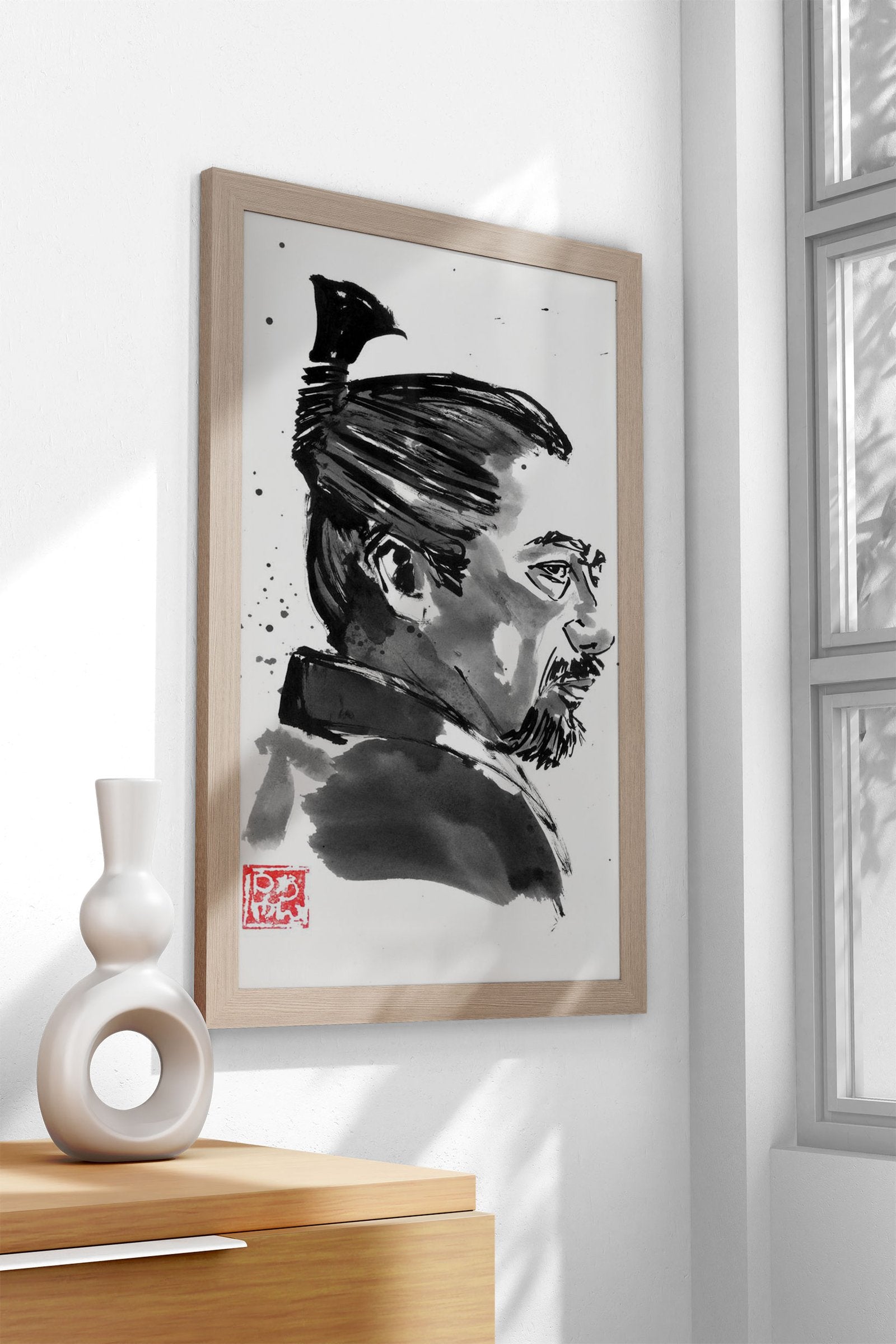 lord samurai Asian Style Poster | Wall Art for Home & Office | High-Quality Print - High-Quality Visual Display